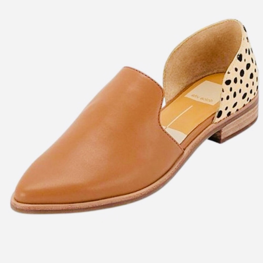 NWOT Dolce Vita flats. Leather and calf hair. Super cute ! - Picture 2 of 4